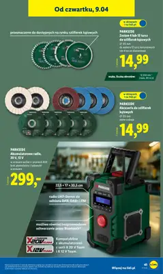 Lidl - gazetka promocyjna Katalog od wtorku 07.04 do soboty 11.04 - strona 49