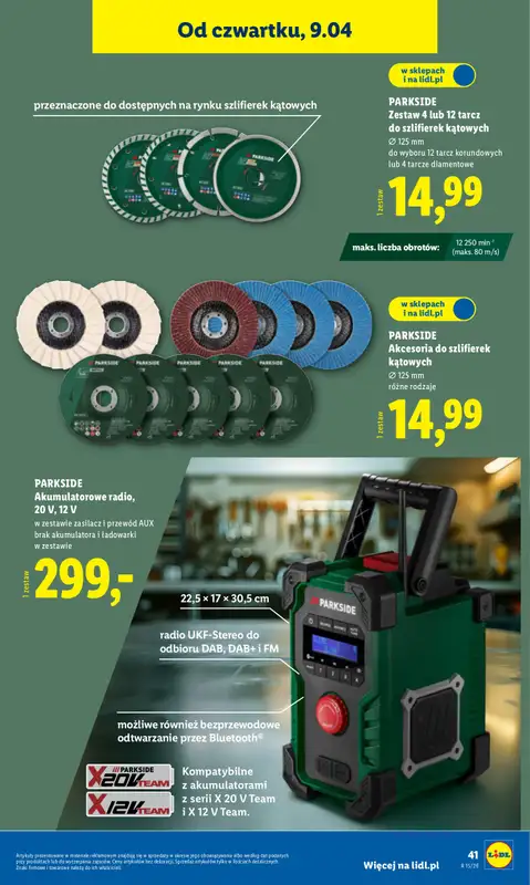 Lidl - gazetka promocyjna Katalog od wtorku 07.04 do soboty 11.04 - strona 49