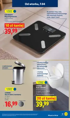 Lidl - gazetka promocyjna Katalog od wtorku 07.04 do soboty 11.04 - strona 23
