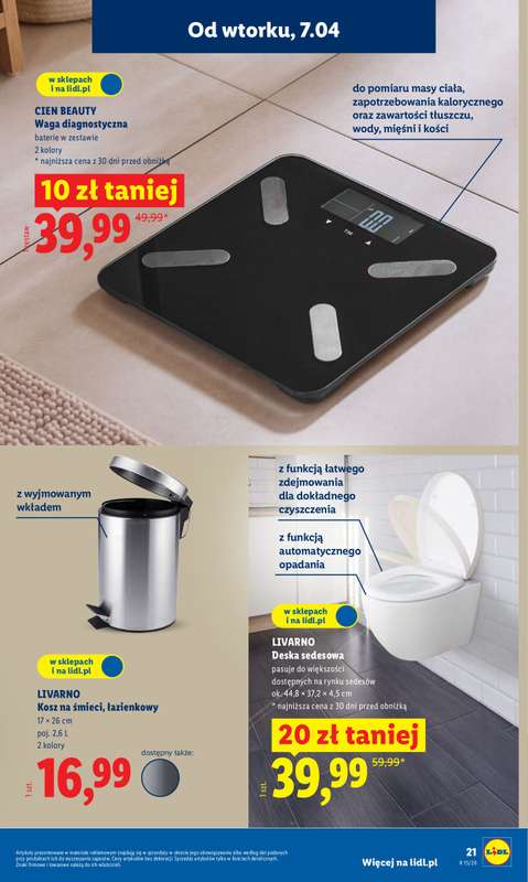 Lidl - gazetka promocyjna Katalog od wtorku 07.04 do soboty 11.04 - strona 23