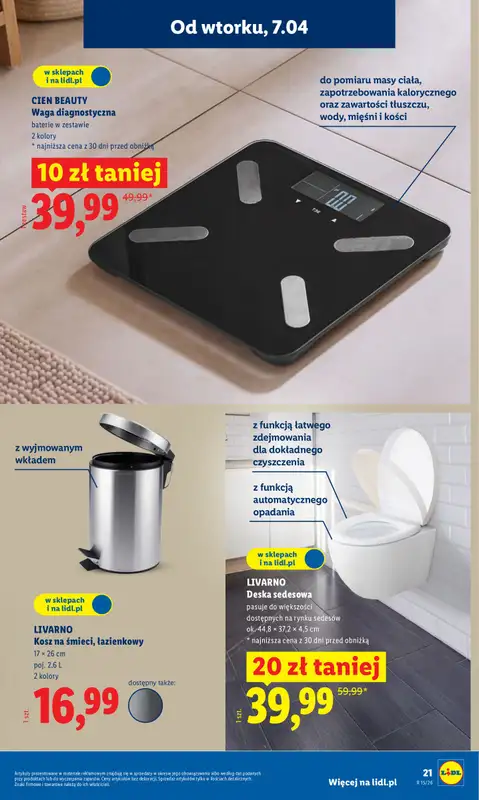 Lidl - gazetka promocyjna Katalog od wtorku 07.04 do soboty 11.04 - strona 23