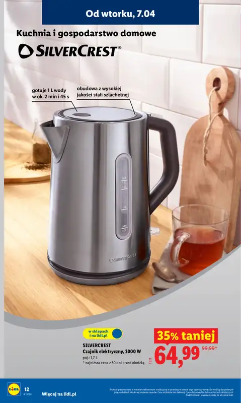 Lidl - gazetka promocyjna Katalog od wtorku 07.04 do soboty 11.04 - strona 14