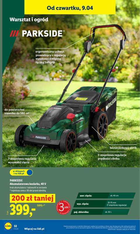 Lidl - gazetka promocyjna Katalog od wtorku 07.04 do soboty 11.04 - strona 40
