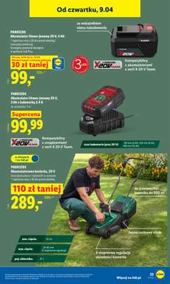 Lidl - gazetka promocyjna Katalog od wtorku 07.04 do soboty 11.04 - strona 41