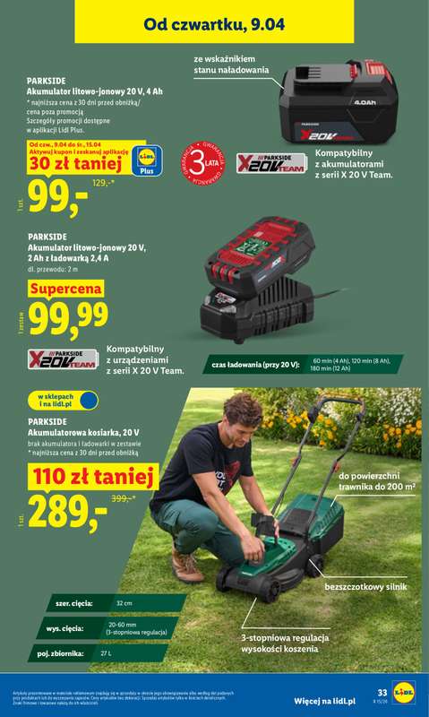 Lidl - gazetka promocyjna Katalog od wtorku 07.04 do soboty 11.04 - strona 41