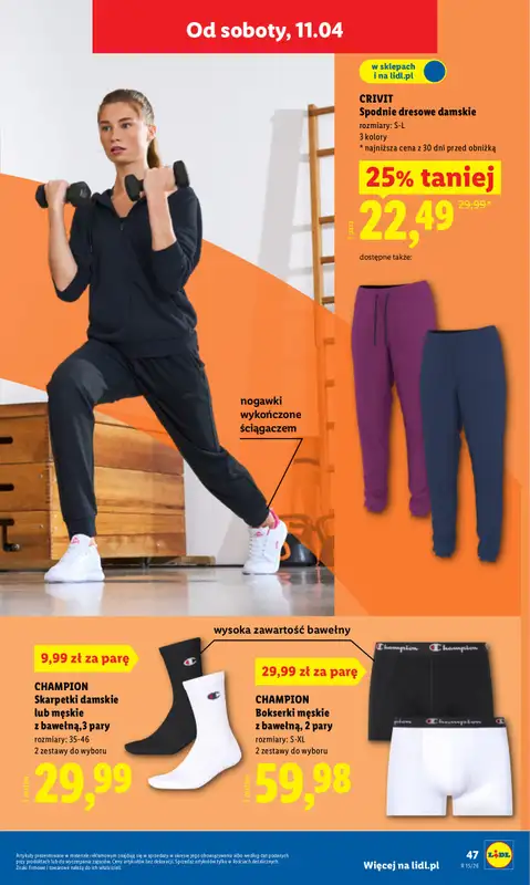 Lidl - gazetka promocyjna Katalog od wtorku 07.04 do soboty 11.04 - strona 55