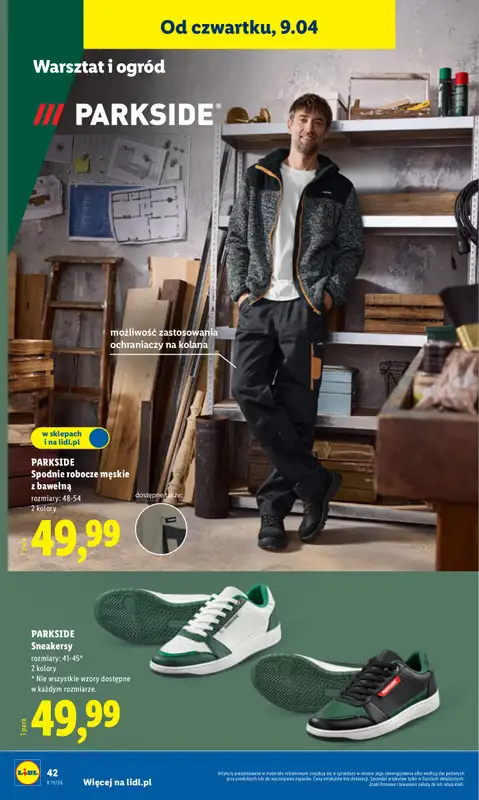 Lidl - gazetka promocyjna Katalog od wtorku 07.04 do soboty 11.04 - strona 50