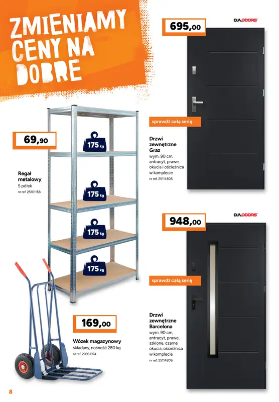Bricoman - gazetka promocyjna Gazetka od poniedziałku 30.03 do niedzieli 26.04 - strona 8