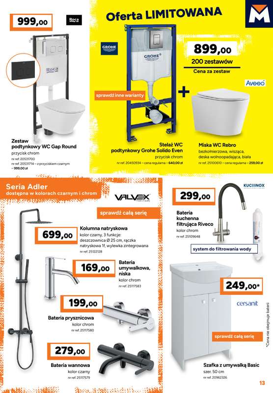 Bricoman - gazetka promocyjna Gazetka od poniedziałku 30.03 do niedzieli 26.04 - strona 13