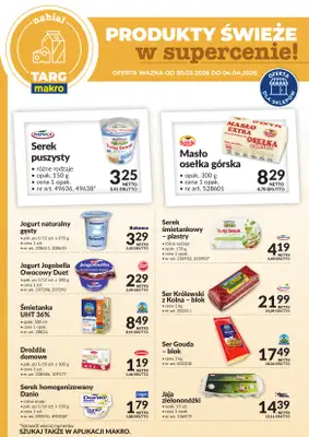 Makro - gazetka promocyjna Targ MAKRO - oferta świeża w super cenach! od poniedziałku 30.03 do soboty 04.04