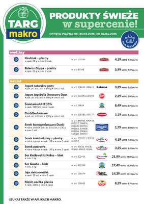 Makro - gazetka promocyjna Targ MAKRO - oferta świeża w super cenach! od poniedziałku 30.03 do soboty 04.04 - strona 7