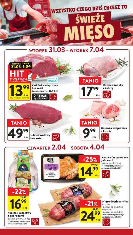 Intermarche - gazetka promocyjna Gazetka od wtorku 31.03 do wtorku 07.04 - strona 22