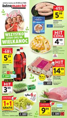 Intermarche - gazetka promocyjna Gazetka od wtorku 31.03 do wtorku 07.04