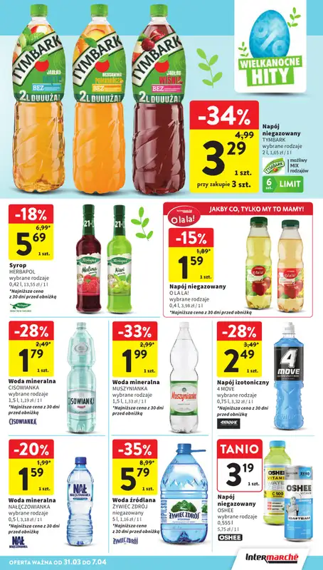 Intermarche - gazetka promocyjna Gazetka od wtorku 31.03 do wtorku 07.04 - strona 39
