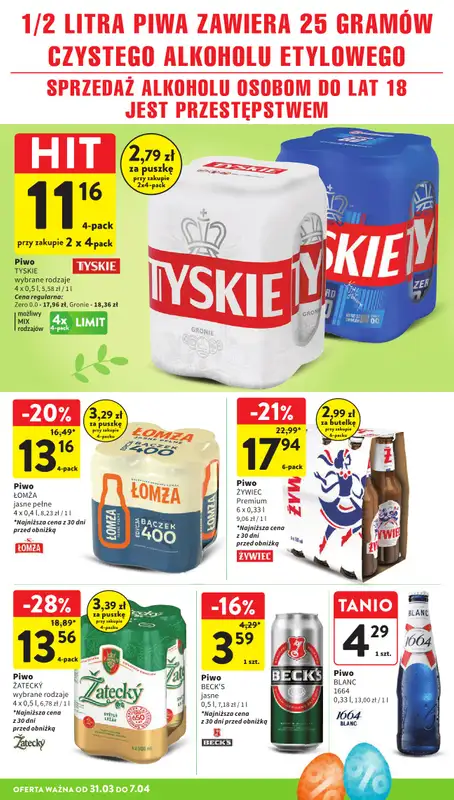 Intermarche - gazetka promocyjna Gazetka od wtorku 31.03 do wtorku 07.04 - strona 40