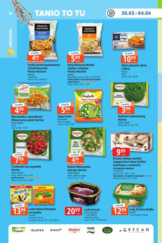 Leclerc - gazetka promocyjna Oferta E.Leclerc I Tanio to tu! od poniedziałku 30.03 do soboty 04.04 - strona 10