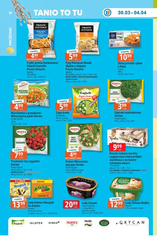 Leclerc - gazetka promocyjna Oferta E.Leclerc I Tanio to tu! od poniedziałku 30.03 do soboty 04.04 - strona 10