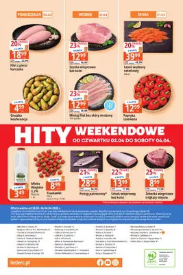 Leclerc - gazetka promocyjna Oferta E.Leclerc I Tanio to tu! od poniedziałku 30.03 do soboty 04.04 - strona 16
