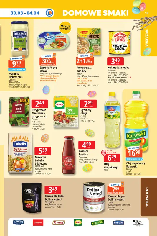 Leclerc - gazetka promocyjna Oferta E.Leclerc I Tanio to tu! od poniedziałku 30.03 do soboty 04.04 - strona 13