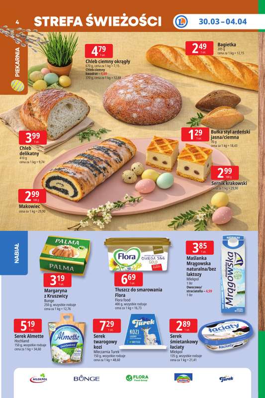 Leclerc - gazetka promocyjna Oferta E.Leclerc I Tanio to tu! od poniedziałku 30.03 do soboty 04.04 - strona 4