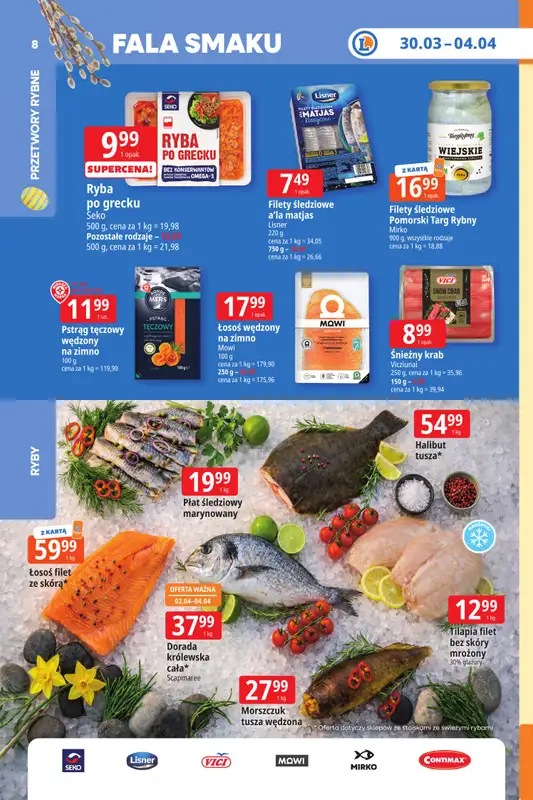 Leclerc - gazetka promocyjna Oferta E.Leclerc I Tanio to tu! od poniedziałku 30.03 do soboty 04.04 - strona 8