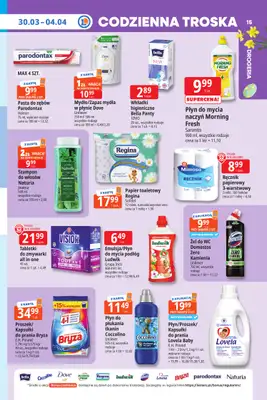 Leclerc - gazetka promocyjna Oferta E.Leclerc I Tanio to tu! od poniedziałku 30.03 do soboty 04.04 - strona 15