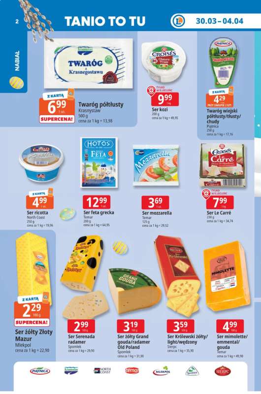 Leclerc - gazetka promocyjna Oferta E.Leclerc I Tanio to tu! od poniedziałku 30.03 do soboty 04.04 - strona 2