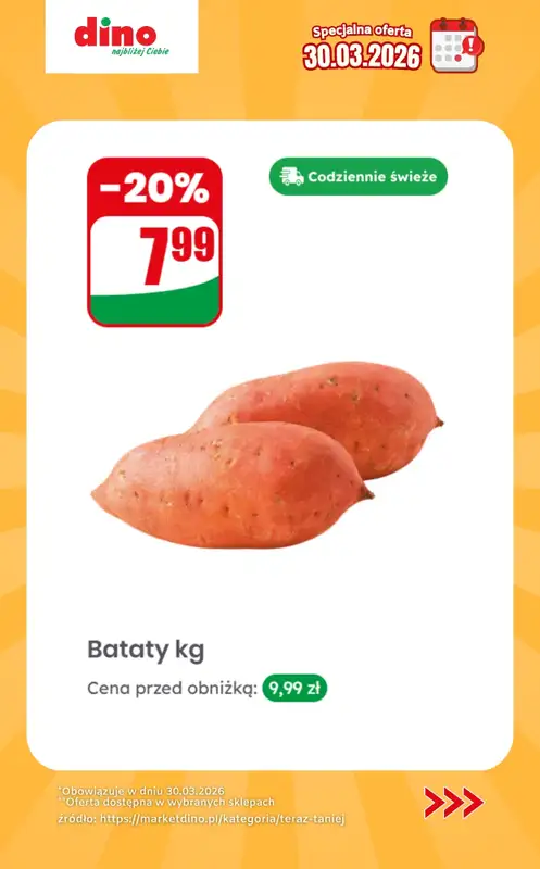 Dino - gazetka promocyjna Specjalna oferta na 30.03.2026 - promocje spoza gazetki od poniedziałku 30.03 do poniedziałku 30.03 - strona 5