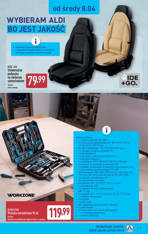 Aldi - gazetka promocyjna Aldi ma to coś! od środy 08.04 do soboty 11.04 - strona 9