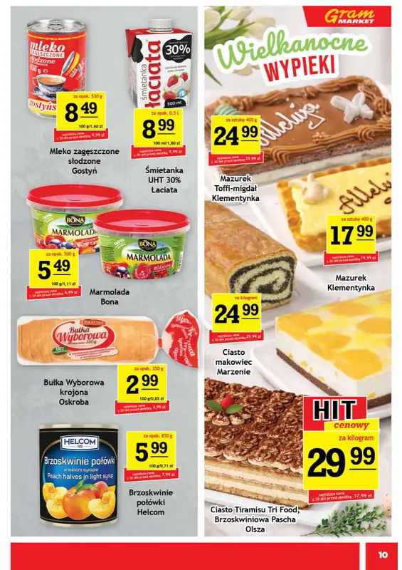 Gram Market - gazetka promocyjna Gazetka od środy 01.04 do wtorku 07.04 - strona 10