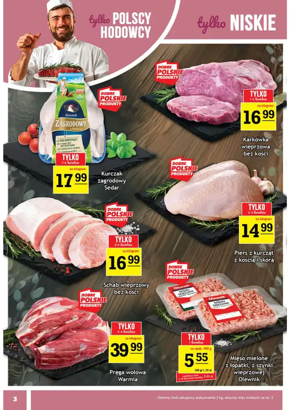 Gram Market - gazetka promocyjna Gazetka od środy 01.04 do wtorku 07.04 - strona 3