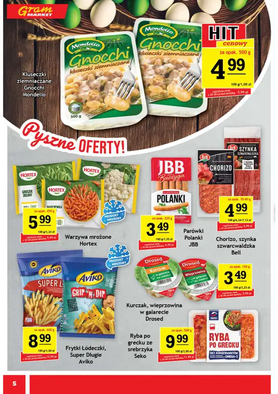 Gram Market - gazetka promocyjna Gazetka od środy 01.04 do wtorku 07.04 - strona 5