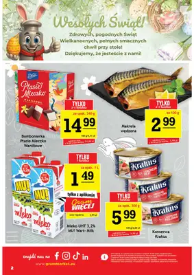 Gram Market - gazetka promocyjna Gazetka od środy 01.04 do wtorku 07.04 - strona 2