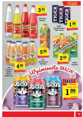 Gram Market - gazetka promocyjna Gazetka od środy 01.04 do wtorku 07.04 - strona 14