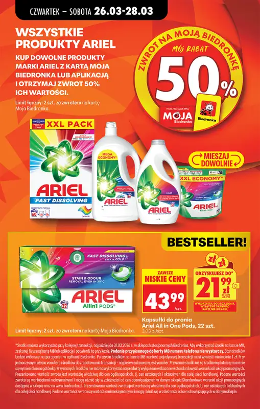 Biedronka - gazetka promocyjna Od czwartku od czwartku 26.03 do wtorku 31.03 - strona 25
