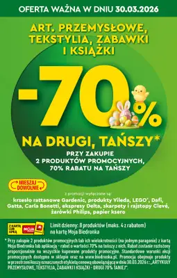 Biedronka - gazetka promocyjna Gazetka od niedzieli 29.03 do soboty 04.04 - strona 21
