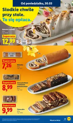 Lidl - gazetka promocyjna Oferta od poniedziałku od poniedziałku 30.03 do środy 01.04 - strona 33