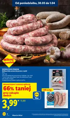 Lidl - gazetka promocyjna Oferta od poniedziałku od poniedziałku 30.03 do środy 01.04 - strona 4
