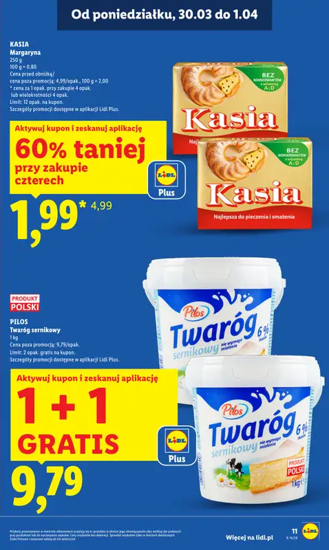 Lidl - gazetka promocyjna Oferta od poniedziałku od poniedziałku 30.03 do środy 01.04 - strona 11