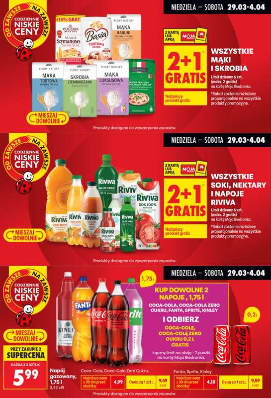 Biedronka - gazetka promocyjna Biedronkowe oszczędności od poniedziałku 30.03 do środy 01.04 - strona 9