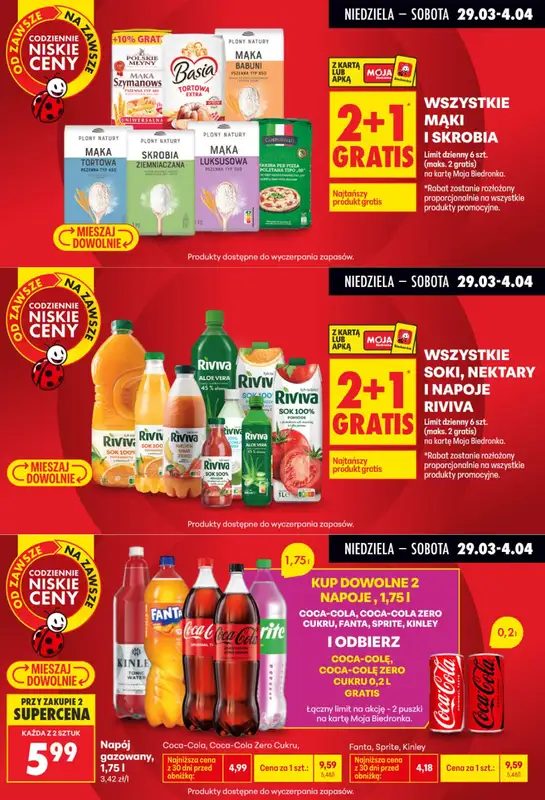 Biedronka - gazetka promocyjna Biedronkowe oszczędności od poniedziałku 30.03 do środy 01.04 - strona 9