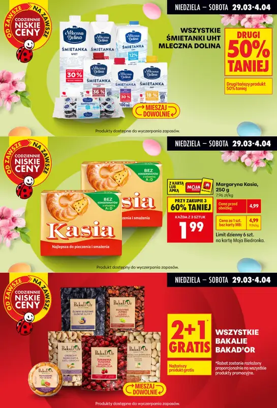Biedronka - gazetka promocyjna Biedronkowe oszczędności od poniedziałku 30.03 do środy 01.04 - strona 8