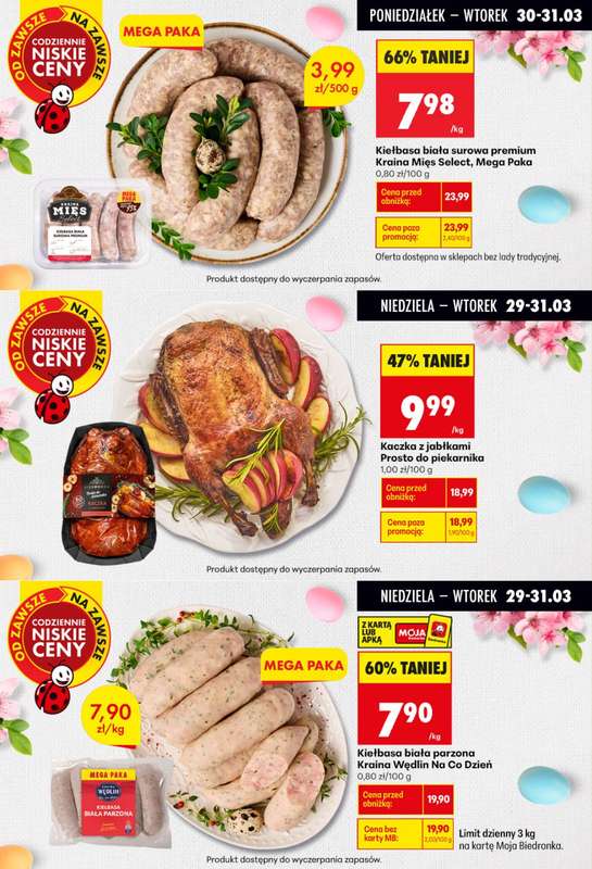 Biedronka - gazetka promocyjna Biedronkowe oszczędności od poniedziałku 30.03 do środy 01.04 - strona 5