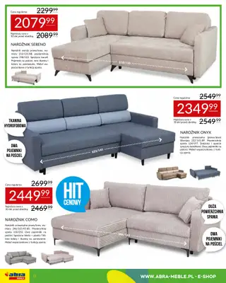 Abra Meble - gazetka promocyjna Gazetka Hity cenowe od środy 01.04 do poniedziałku 20.04 - strona 12