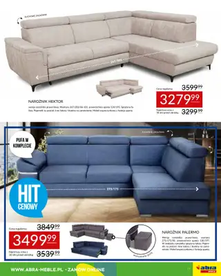 Abra Meble - gazetka promocyjna Gazetka Hity cenowe od środy 01.04 do poniedziałku 20.04 - strona 17