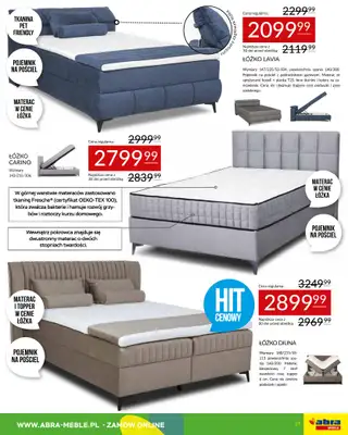 Abra Meble - gazetka promocyjna Gazetka Hity cenowe od środy 01.04 do poniedziałku 20.04 - strona 27