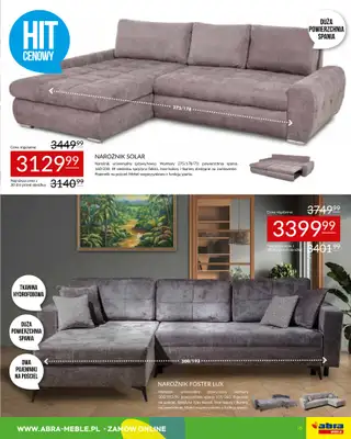 Abra Meble - gazetka promocyjna Gazetka Hity cenowe od środy 01.04 do poniedziałku 20.04 - strona 15