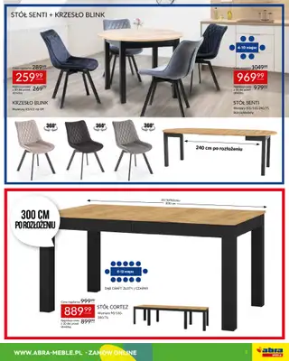 Abra Meble - gazetka promocyjna Gazetka Hity cenowe od środy 01.04 do poniedziałku 20.04 - strona 3