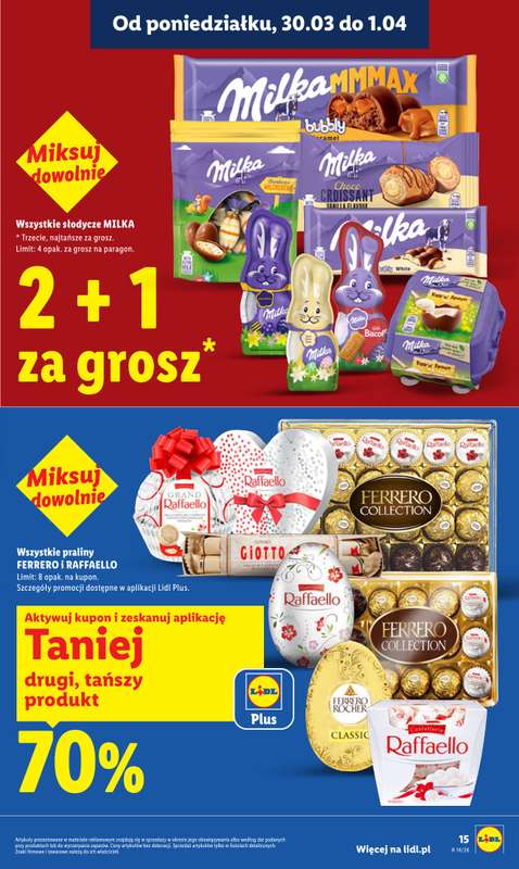 Lidl - gazetka promocyjna Oferta od poniedziałku od poniedziałku 30.03 do środy 01.04 - strona 15