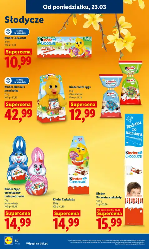 Lidl - gazetka promocyjna Oferta od poniedziałku od poniedziałku 30.03 do środy 01.04 - strona 50